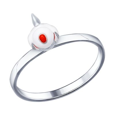 Серебряное кольцо «Курочка»