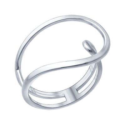 Оригинальное серебряное кольцо