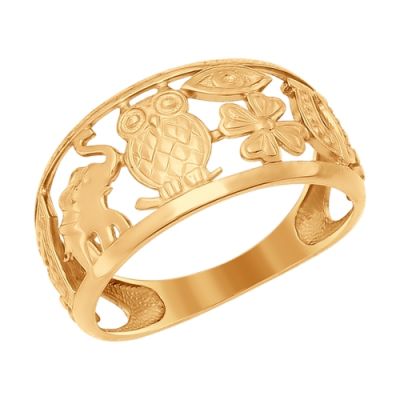 Кольцо-оберег из золота