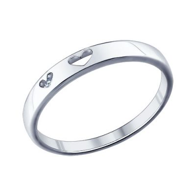 Помолвочное кольцо «Сердечки»